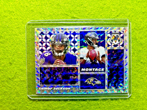 Lamar jackson silver mosaic - lamar,